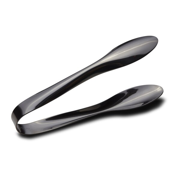 Bon Chef Ez Use Banquet Serving Tongs W/Hollow Cool Handle 9-1/4" - Black 9461B - main